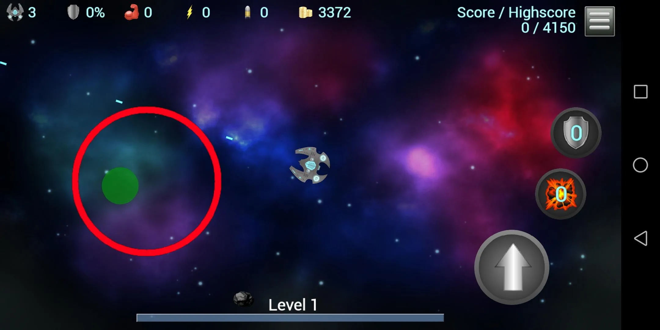 Asteroid Shooter | Indus Appstore | Screenshot