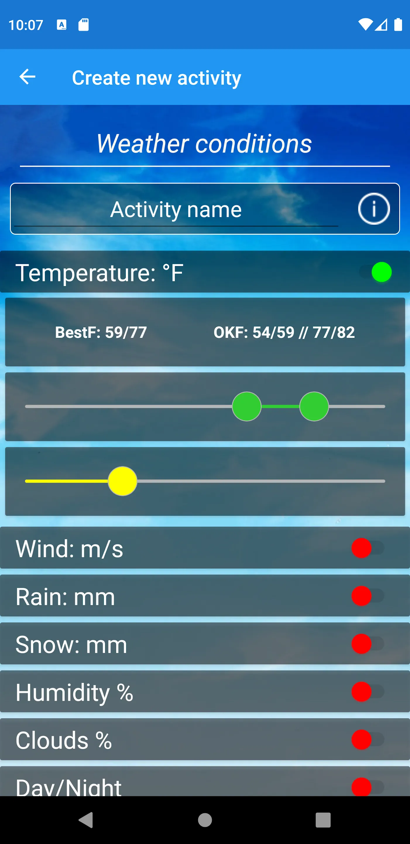 Hobby Weather | Indus Appstore | Screenshot