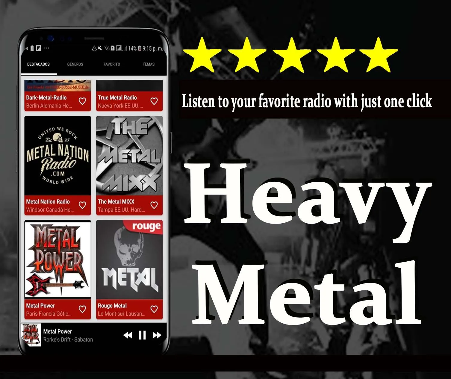 Heavy Metal Music | Indus Appstore | Screenshot