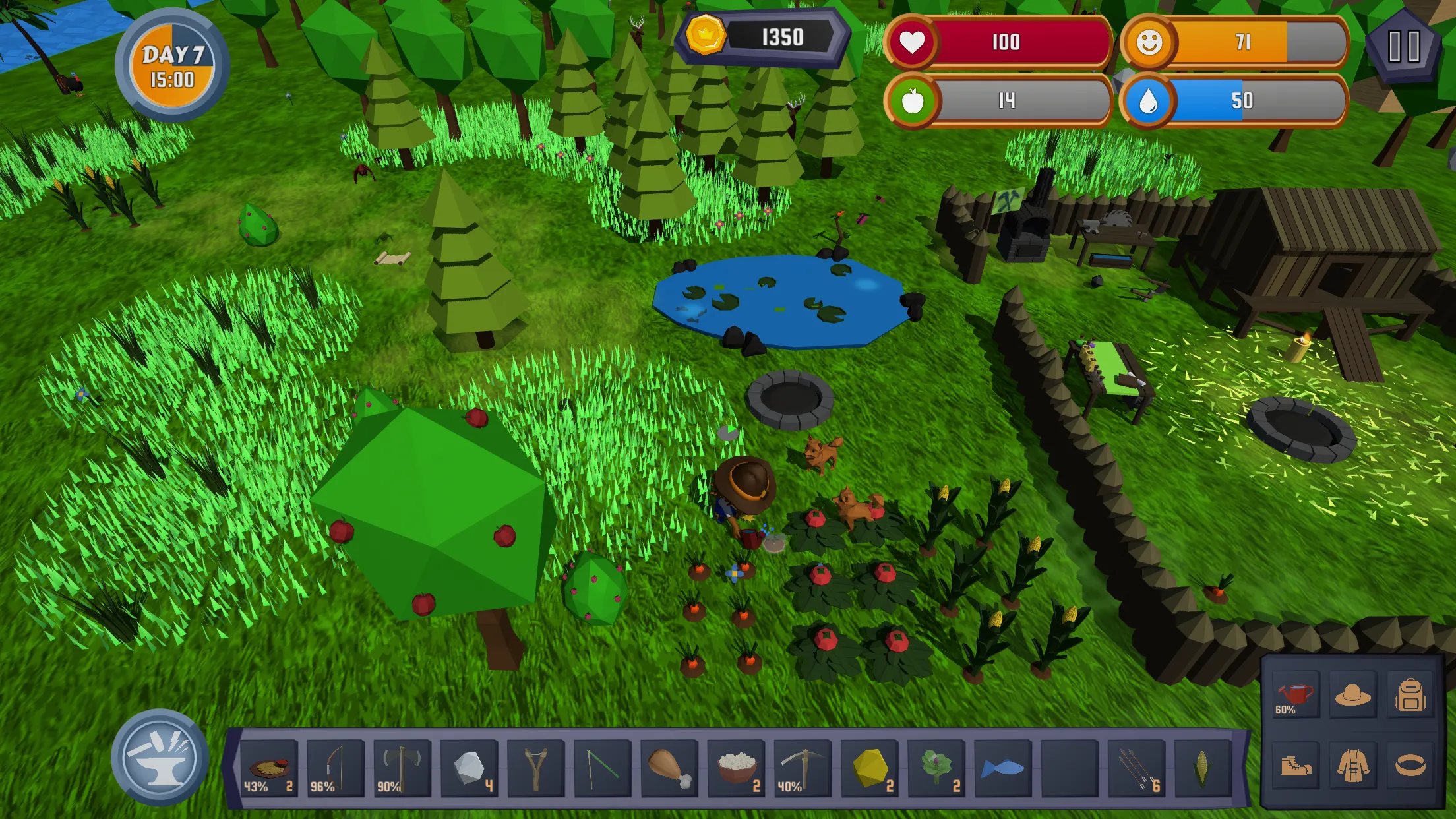 Forest Survival Mindcraft Game | Indus Appstore | Screenshot