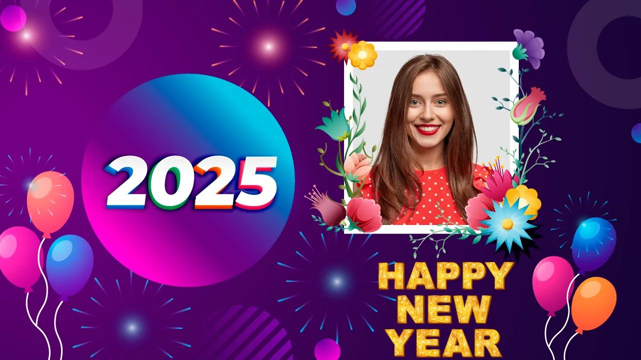 New Year Photo Frame 2025 | Indus Appstore | Screenshot