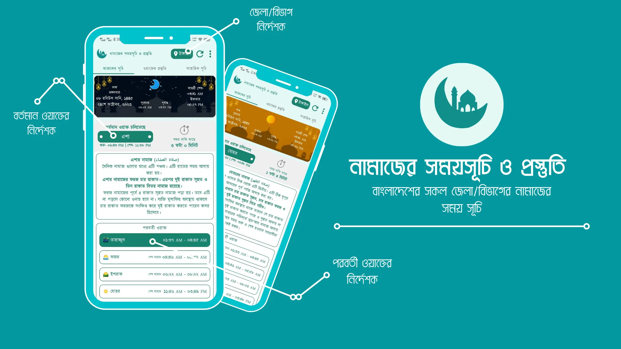 নামাজের সময়সূচি ও প্রস্তুতি | Indus Appstore | Screenshot