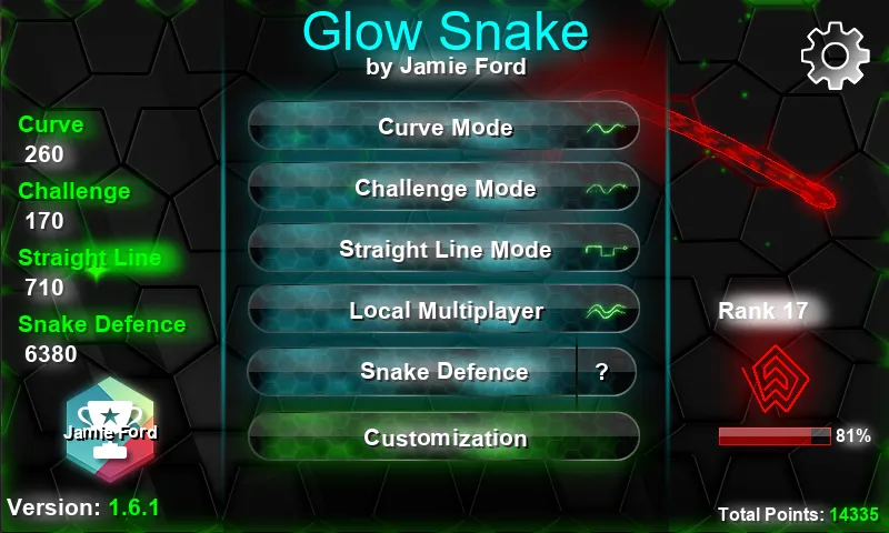 Glow Snake | Indus Appstore | Screenshot