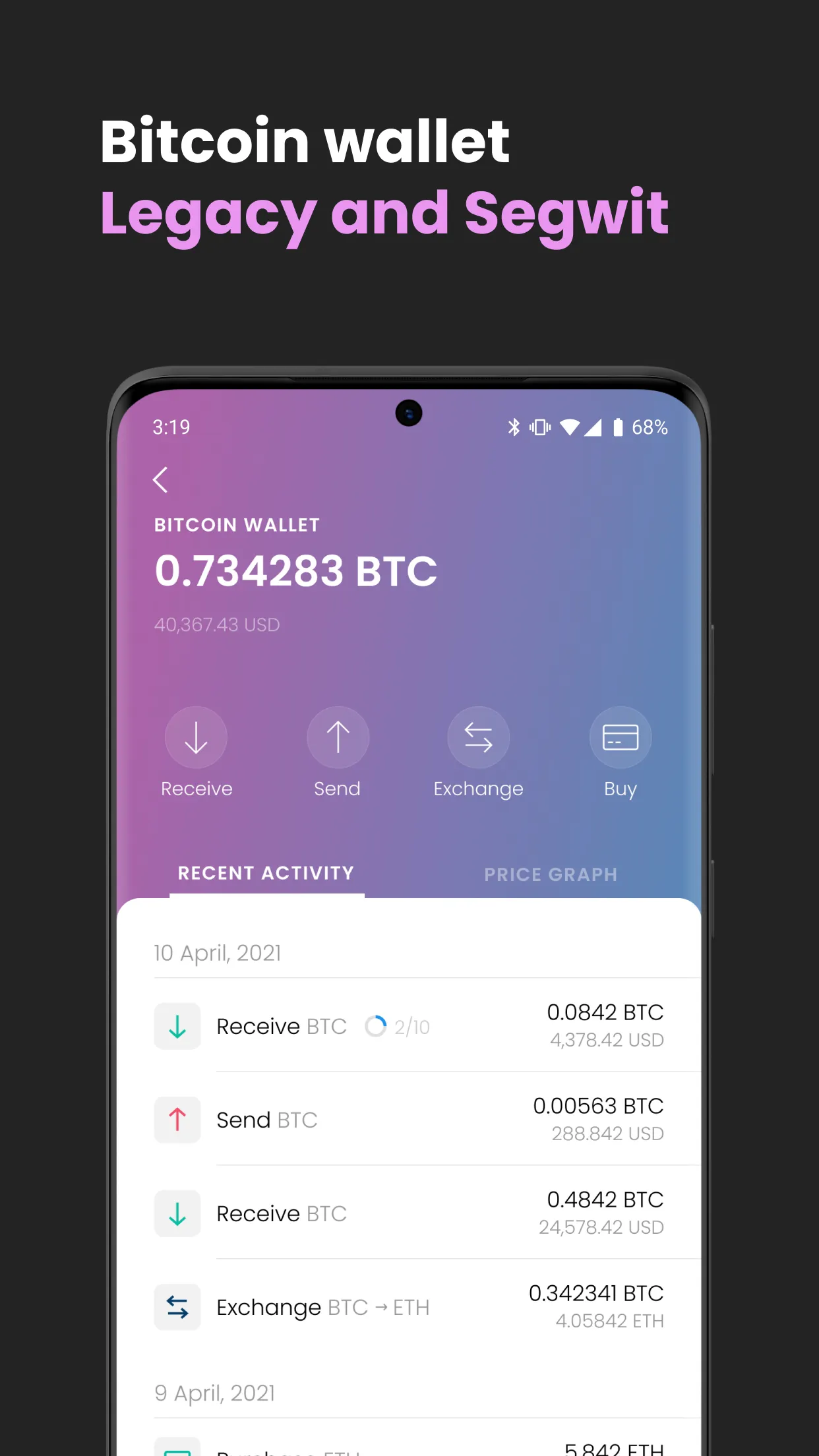 Lumi Crypto Bitcoin Wallet | Indus Appstore | Screenshot