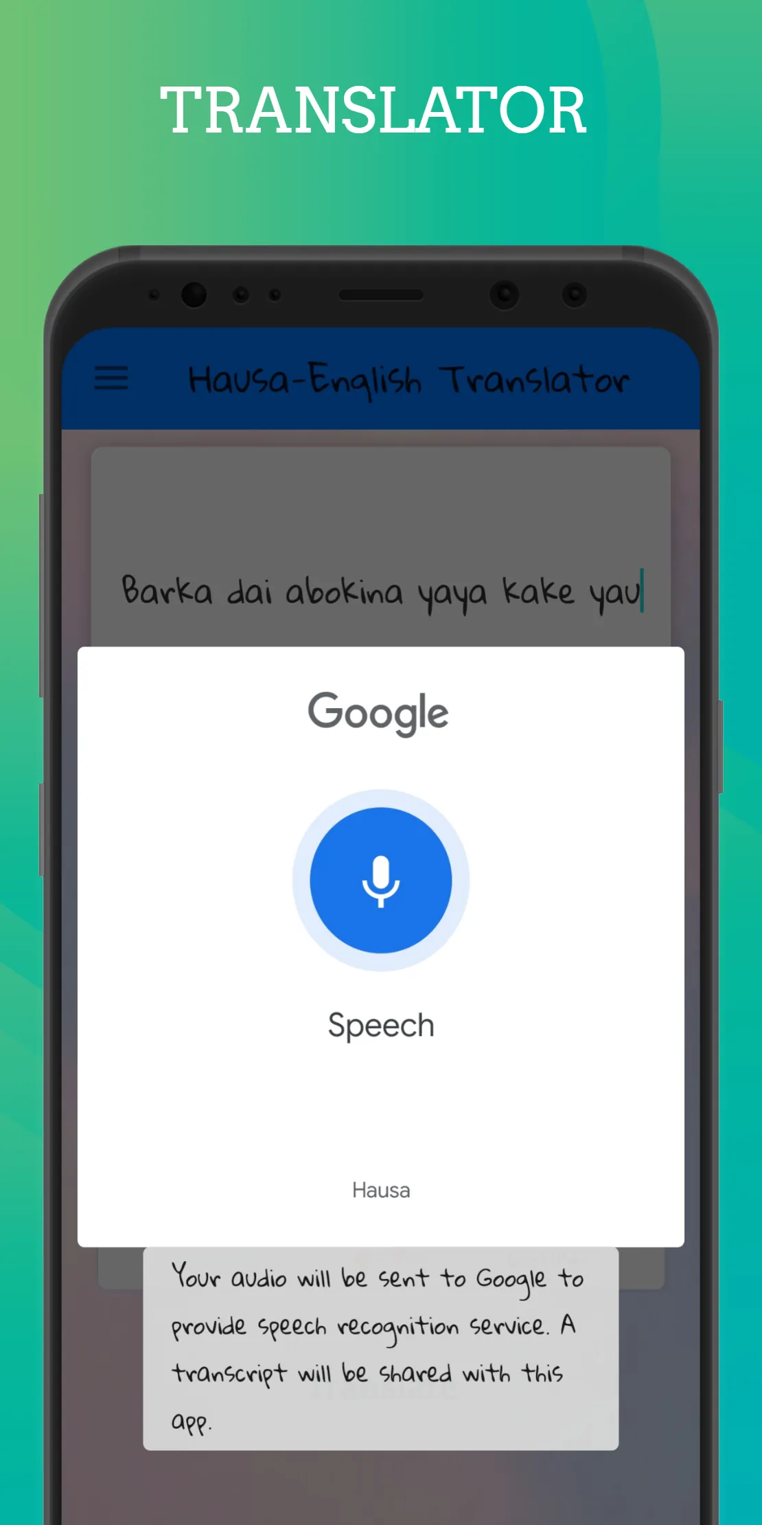 Hausa - English Translator | Indus Appstore | Screenshot