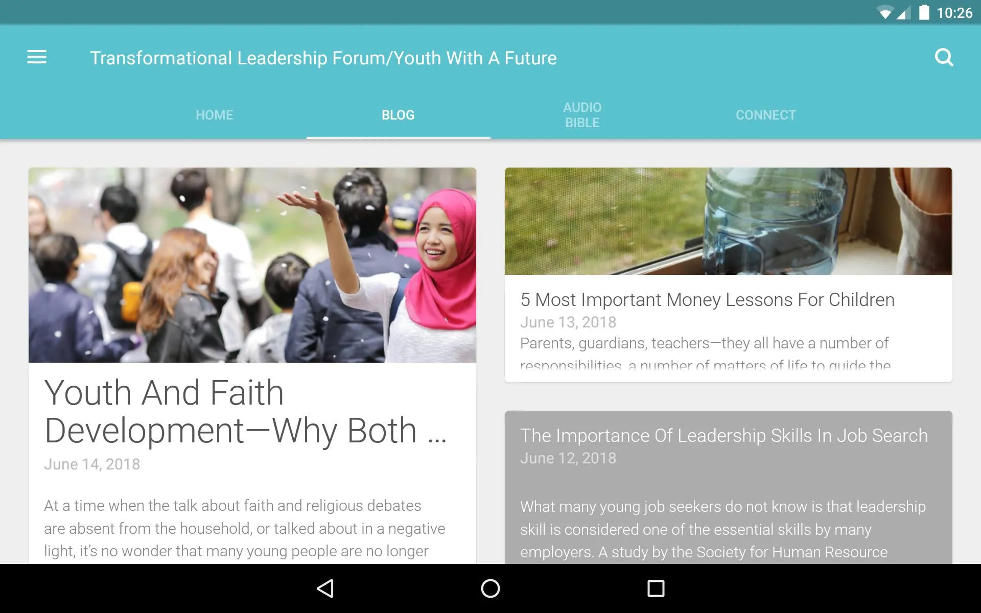 TLF Youth With A Future | Indus Appstore | Screenshot