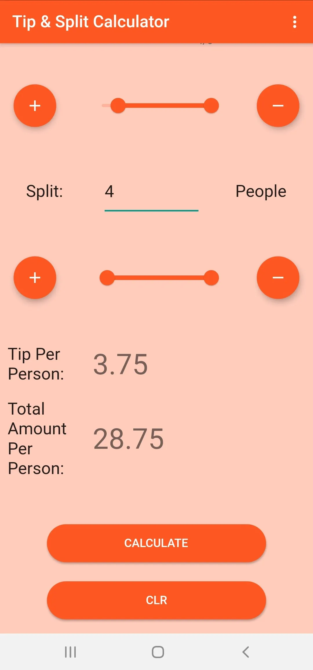 Tip and Split Calculator | Indus Appstore | Screenshot