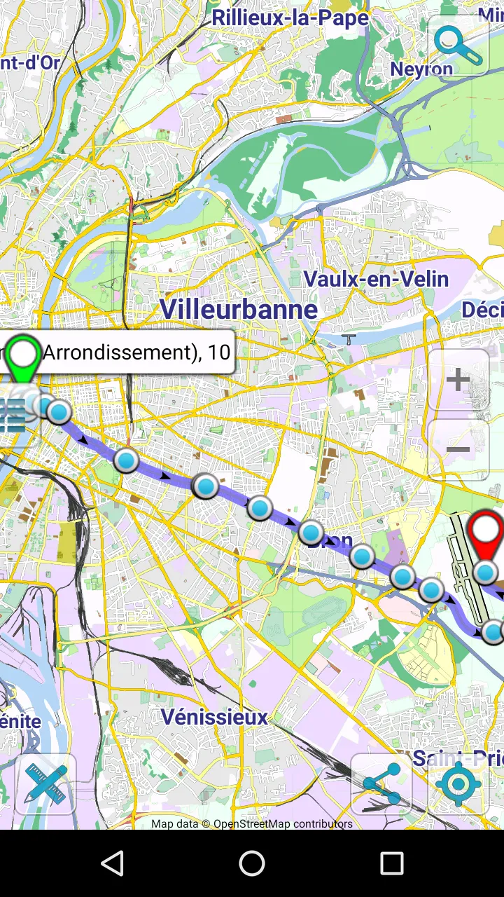 Map of Lyon offline | Indus Appstore | Screenshot