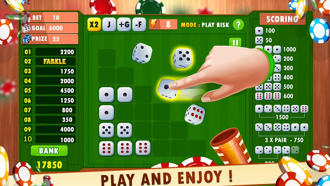 Farkle The Dice Game | Indus Appstore | Screenshot