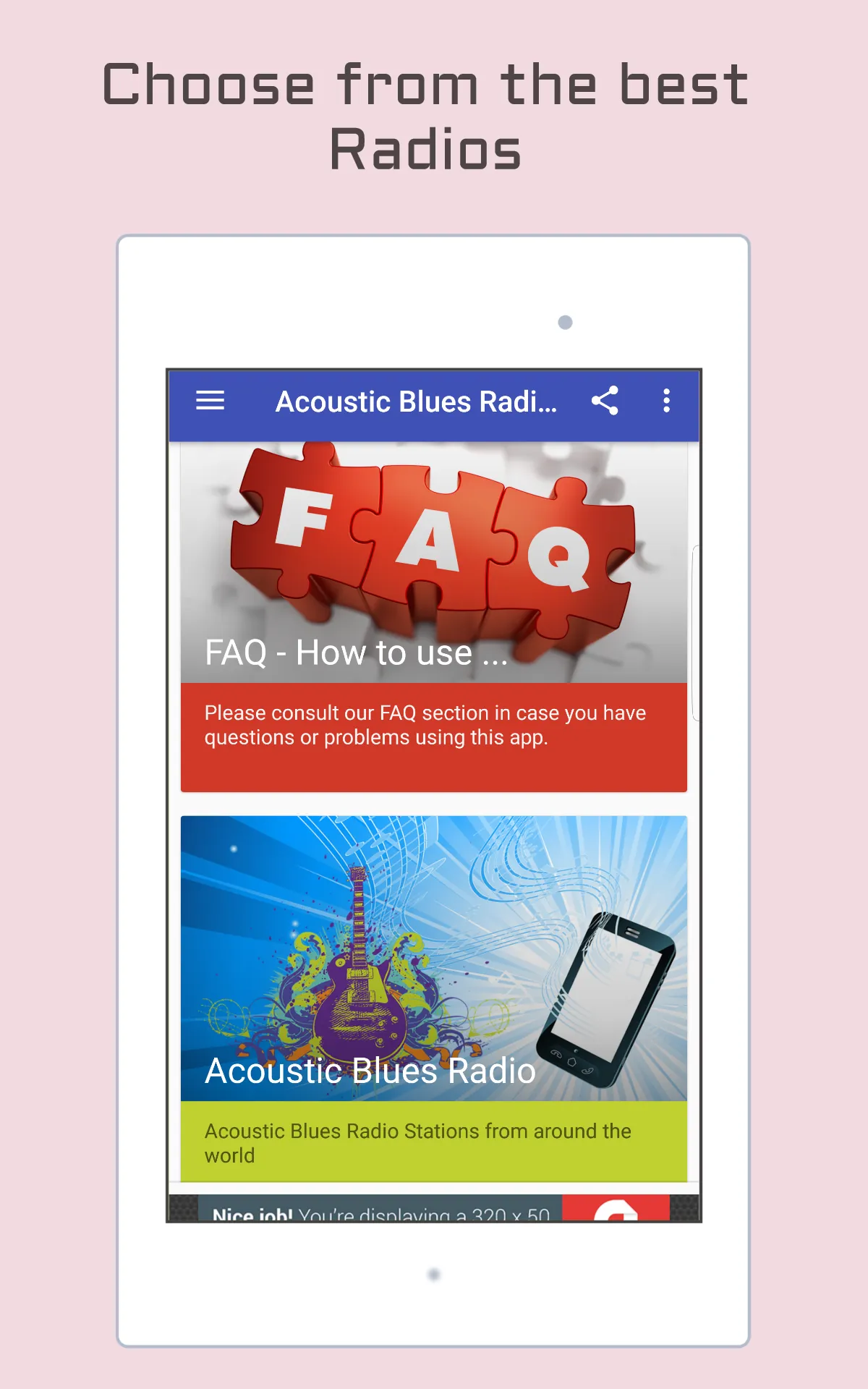 Acoustic Blues Radio Stations | Indus Appstore | Screenshot