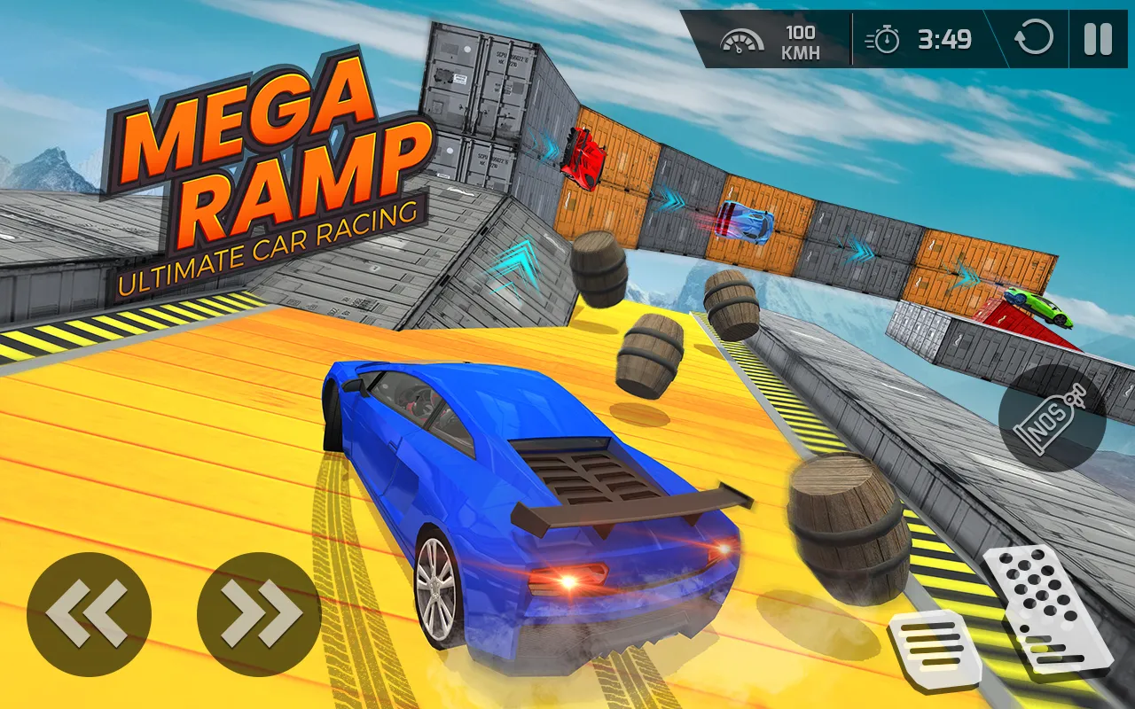 Car Racing Mega Ramps Stunt 3D | Indus Appstore | Screenshot