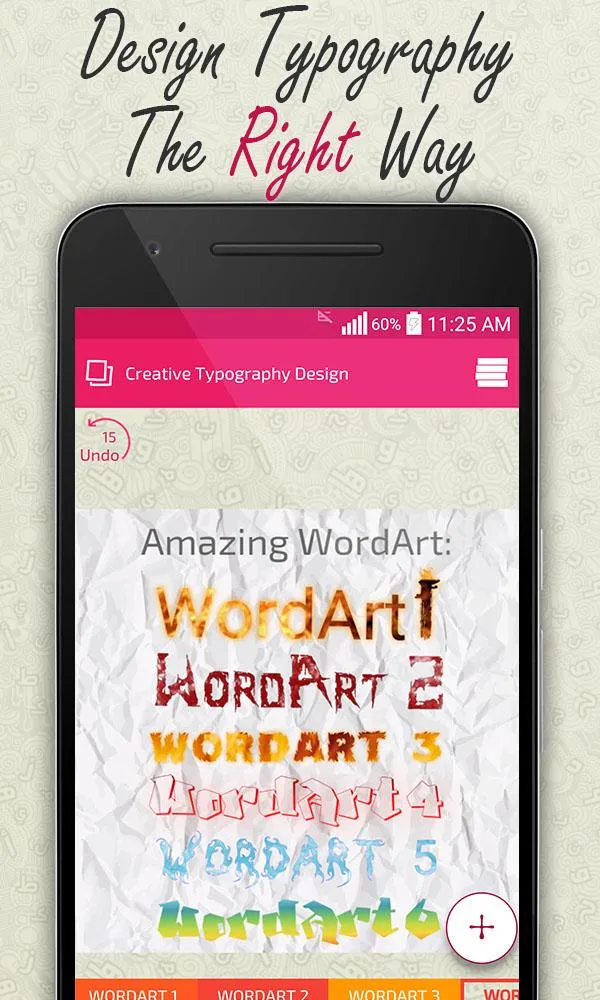 Creative Typography Design | Indus Appstore | Screenshot