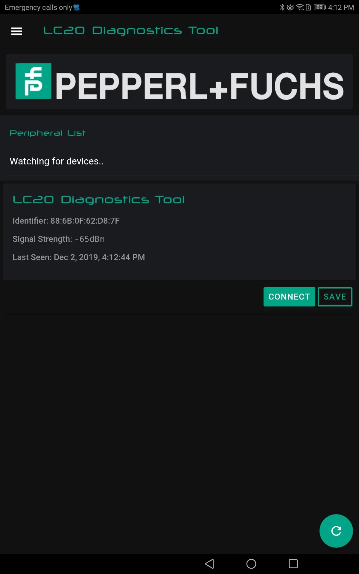 LC20 Diagnostics Tool | Indus Appstore | Screenshot