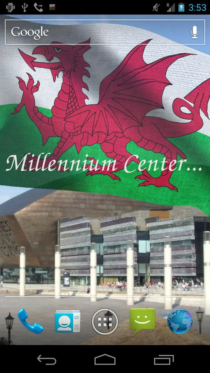 Welsh Flag Live Wallpaper | Indus Appstore | Screenshot