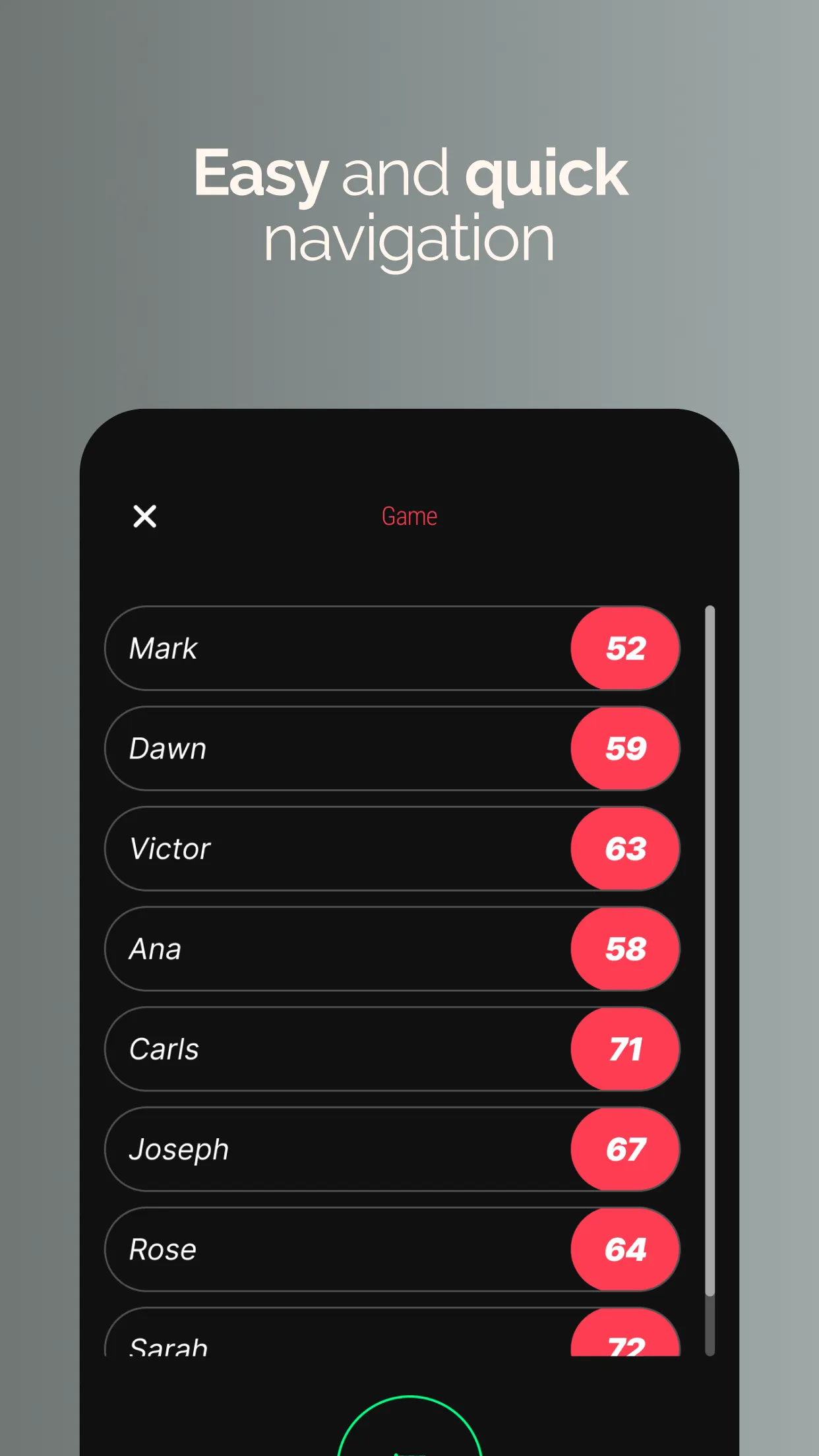 My Minigolf Scorecard X | Indus Appstore | Screenshot