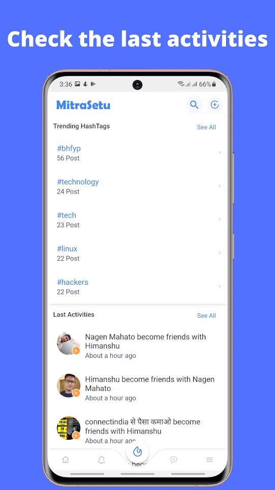 MitraSetu- Indian Social Media | Indus Appstore | Screenshot