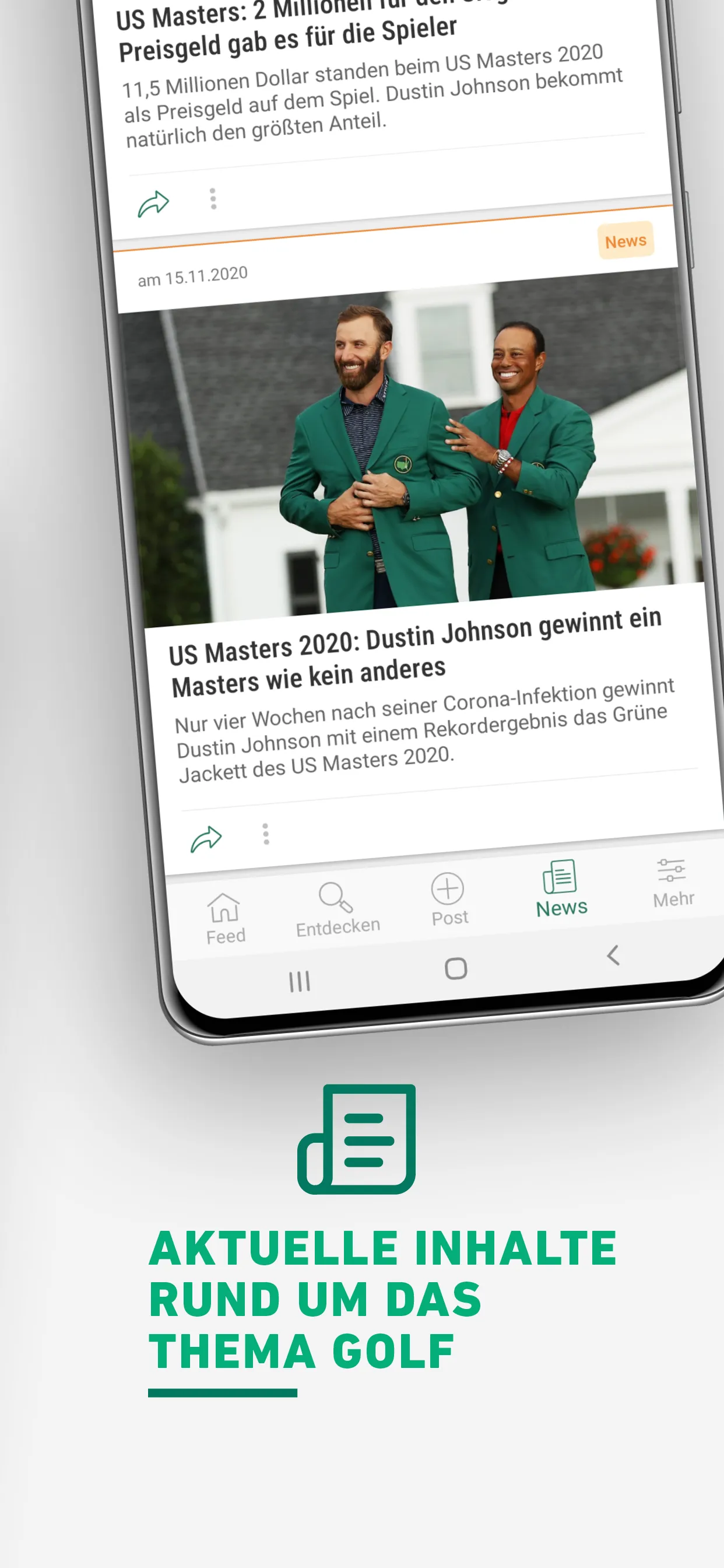 Golf Post - Community & News | Indus Appstore | Screenshot