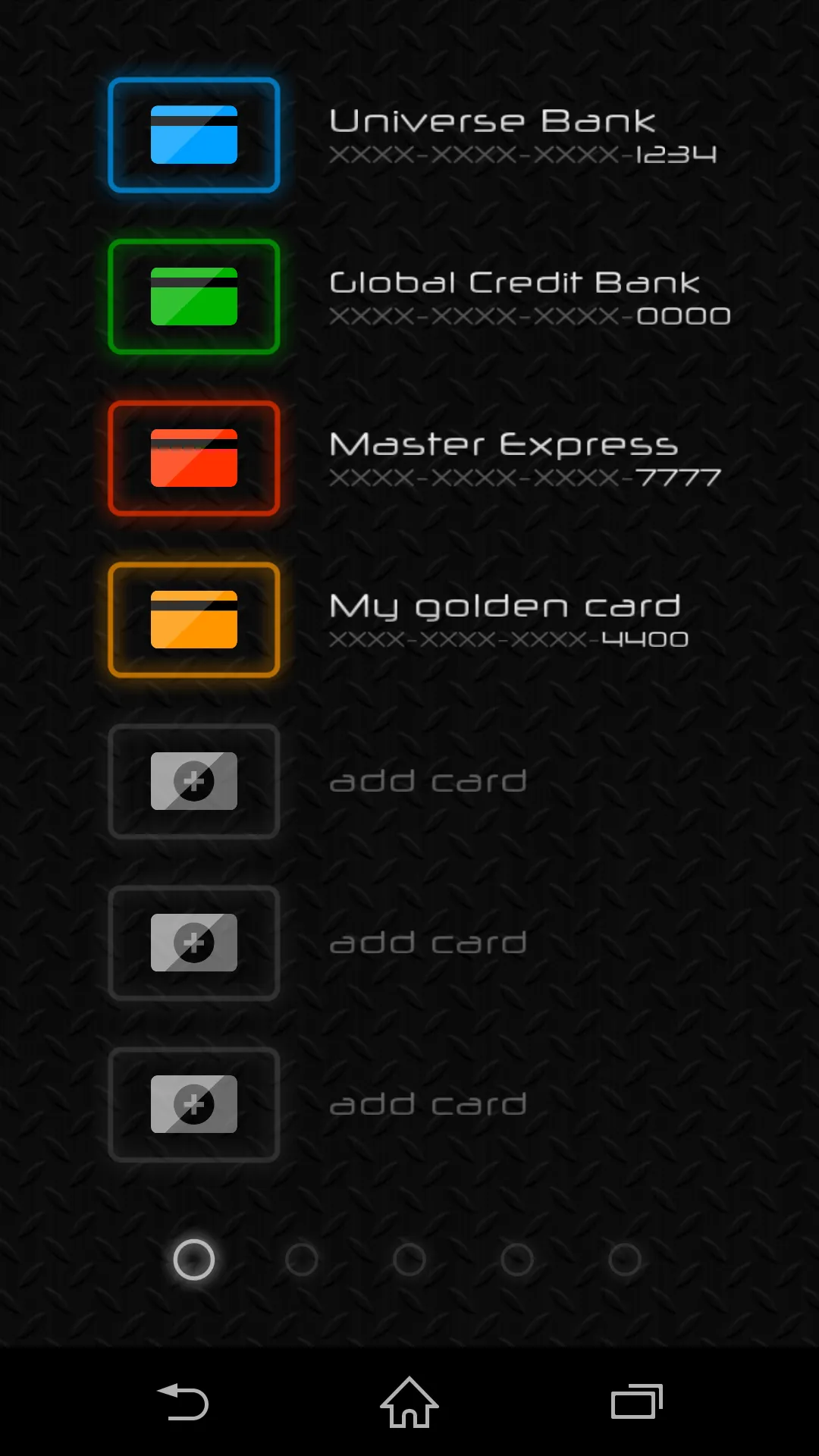 PIN Keeper (Credit Cards) | Indus Appstore | Screenshot