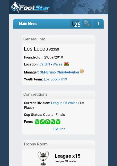 Footstar | Indus Appstore | Screenshot