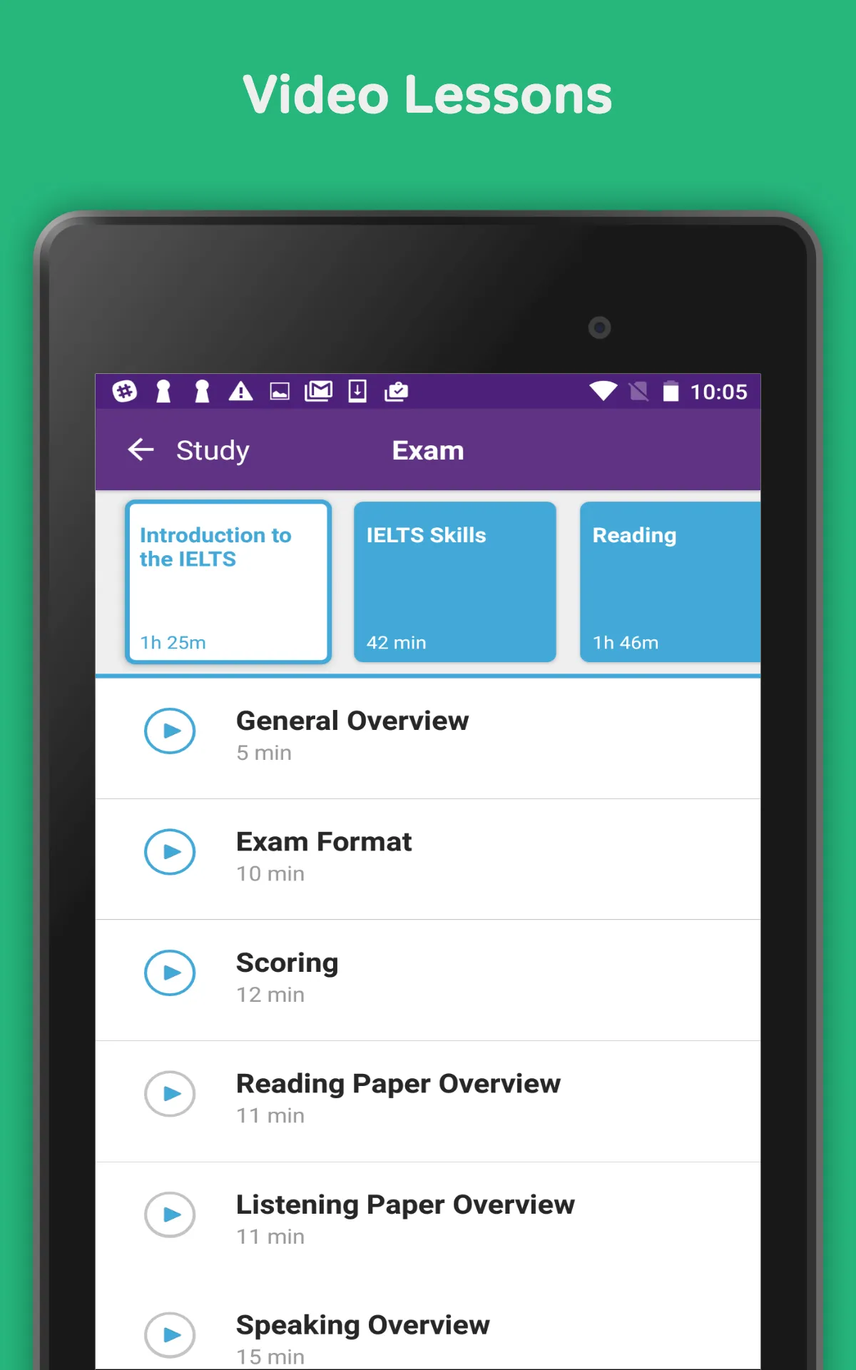 IELTS Exam Preparation, Lesson | Indus Appstore | Screenshot