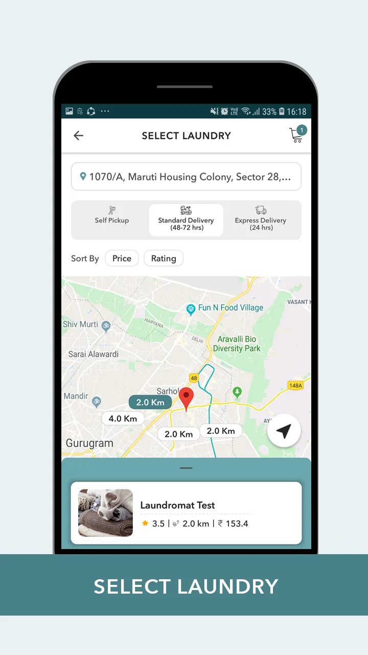 Launderette - Laundries Near Y | Indus Appstore | Screenshot