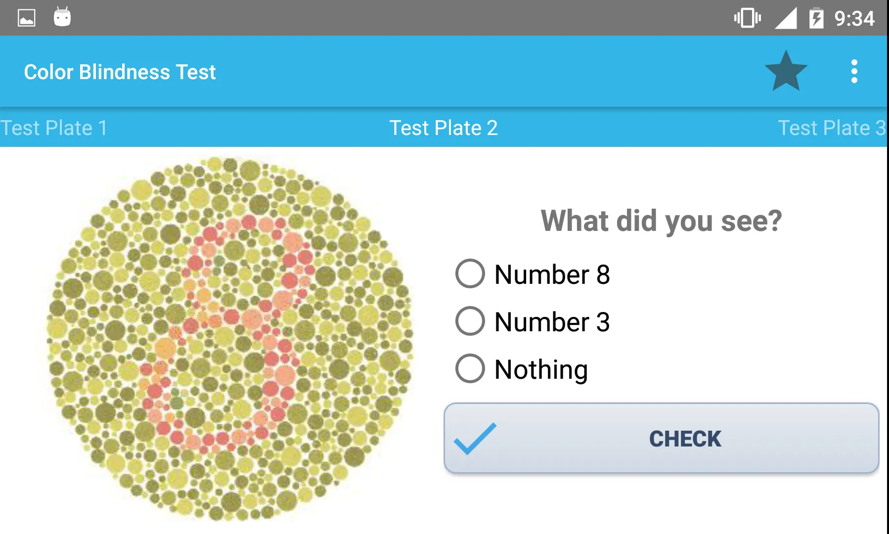 Color Blindness Test | Indus Appstore | Screenshot