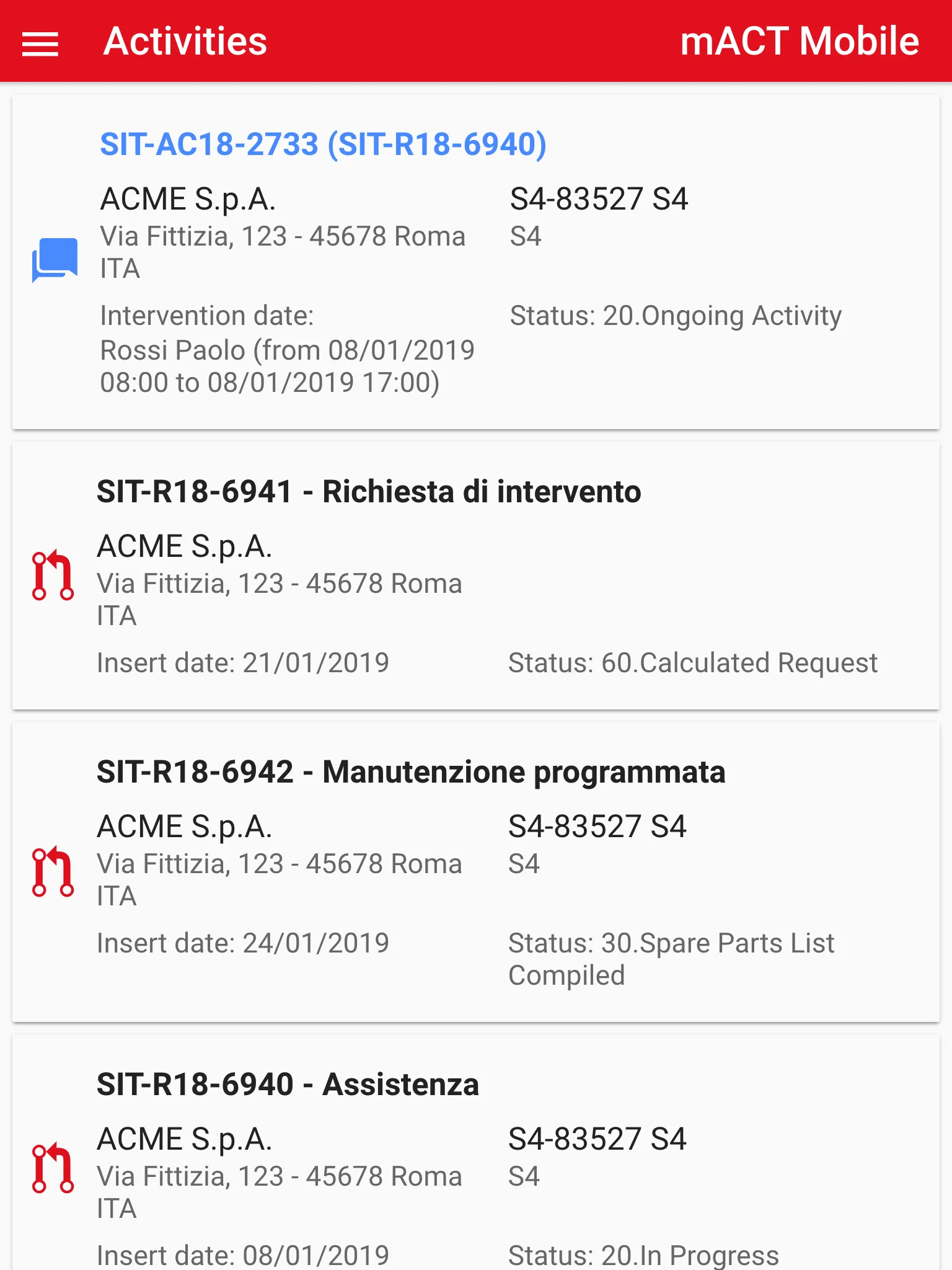 mACT-M Salvagnini | Indus Appstore | Screenshot