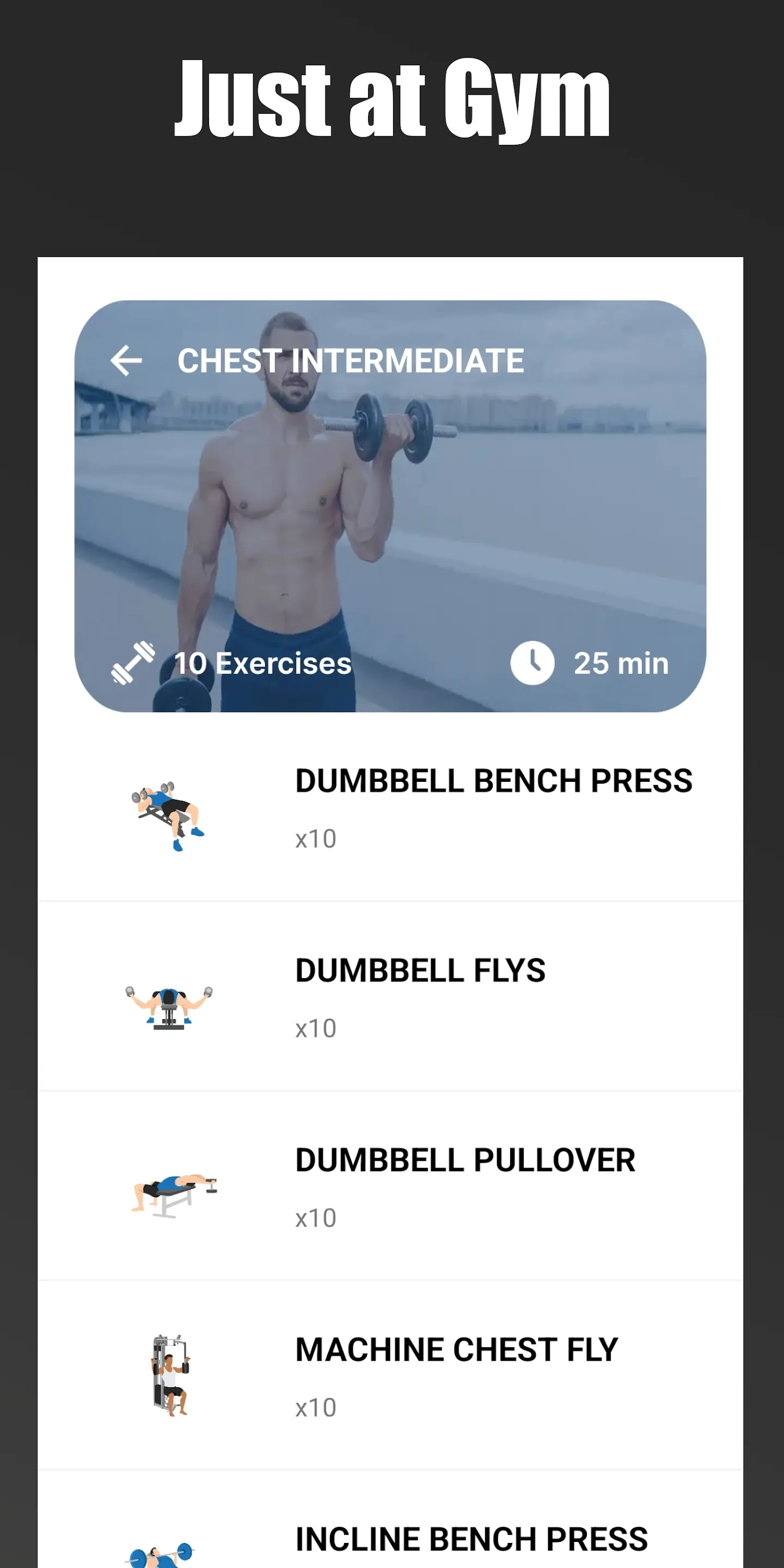 Gym Workout Full Body Program | Indus Appstore | Screenshot