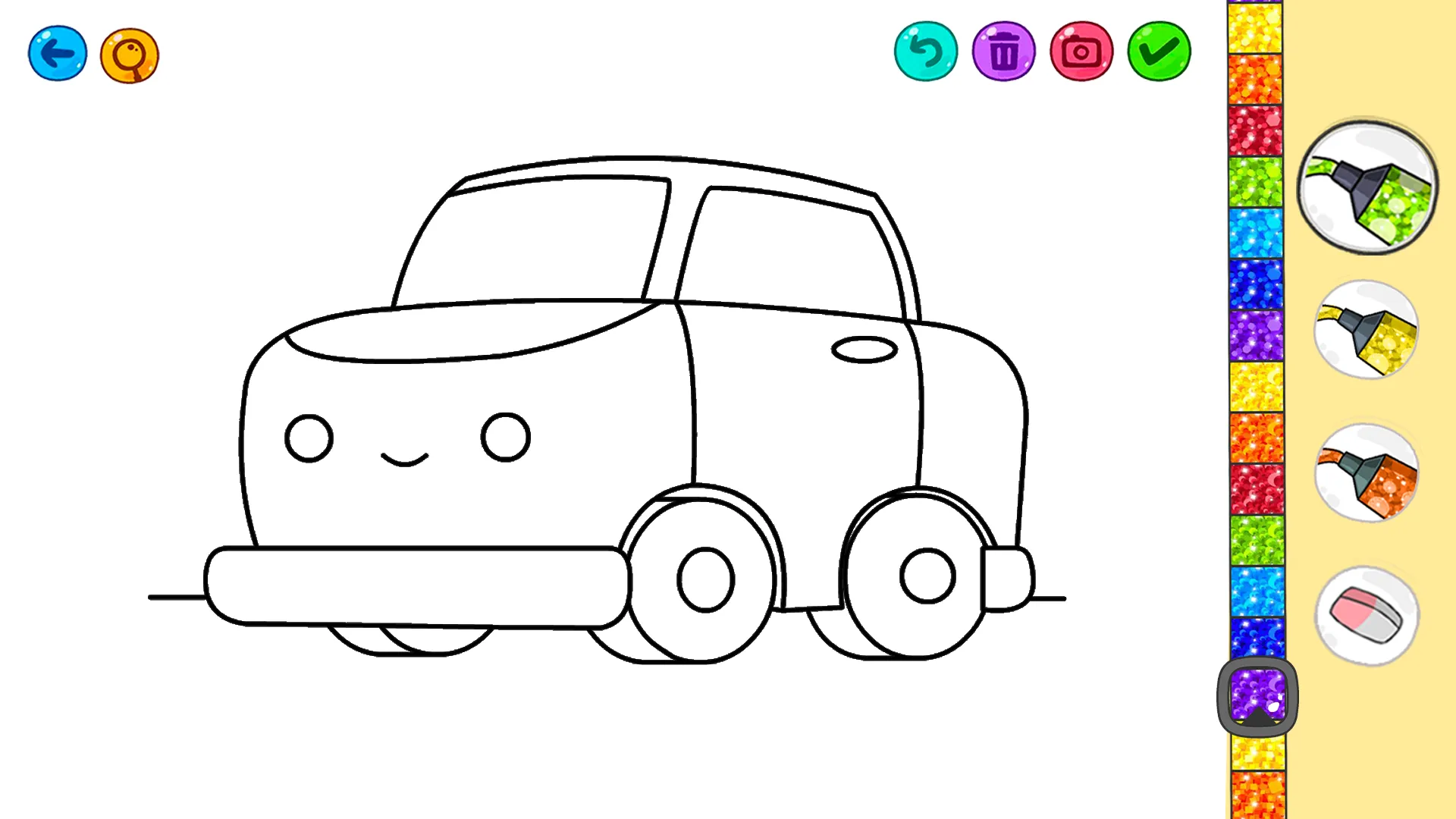 Cars Coloring Book for Kids | Indus Appstore | Screenshot