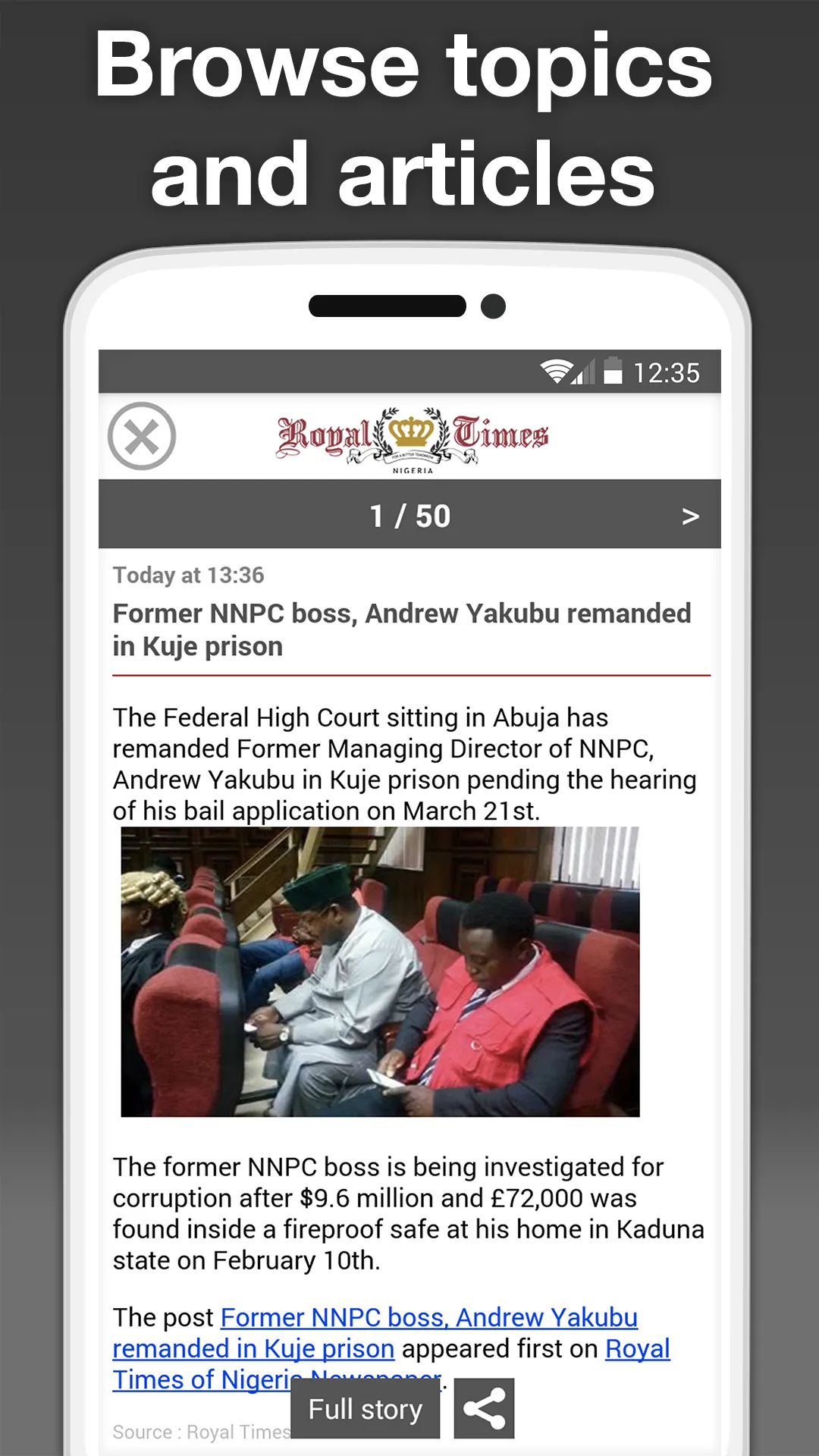 Nigeria Press | Indus Appstore | Screenshot