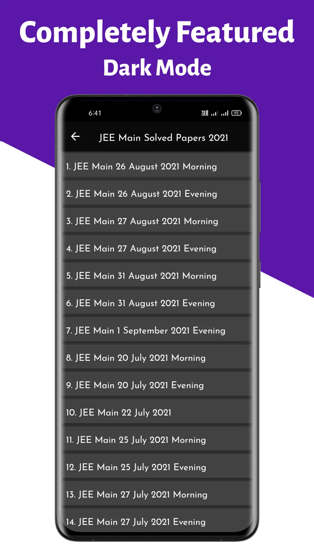 JEE Main Solved Papers Offline | Indus Appstore | Screenshot