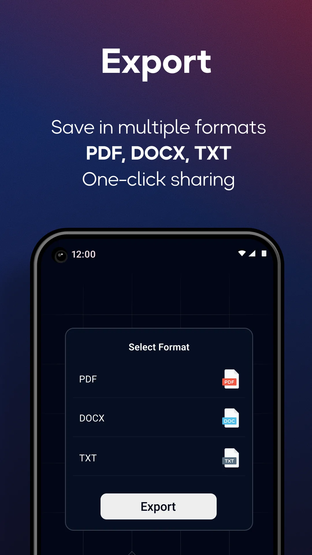 Transcribe Video & Audio | Indus Appstore | Screenshot