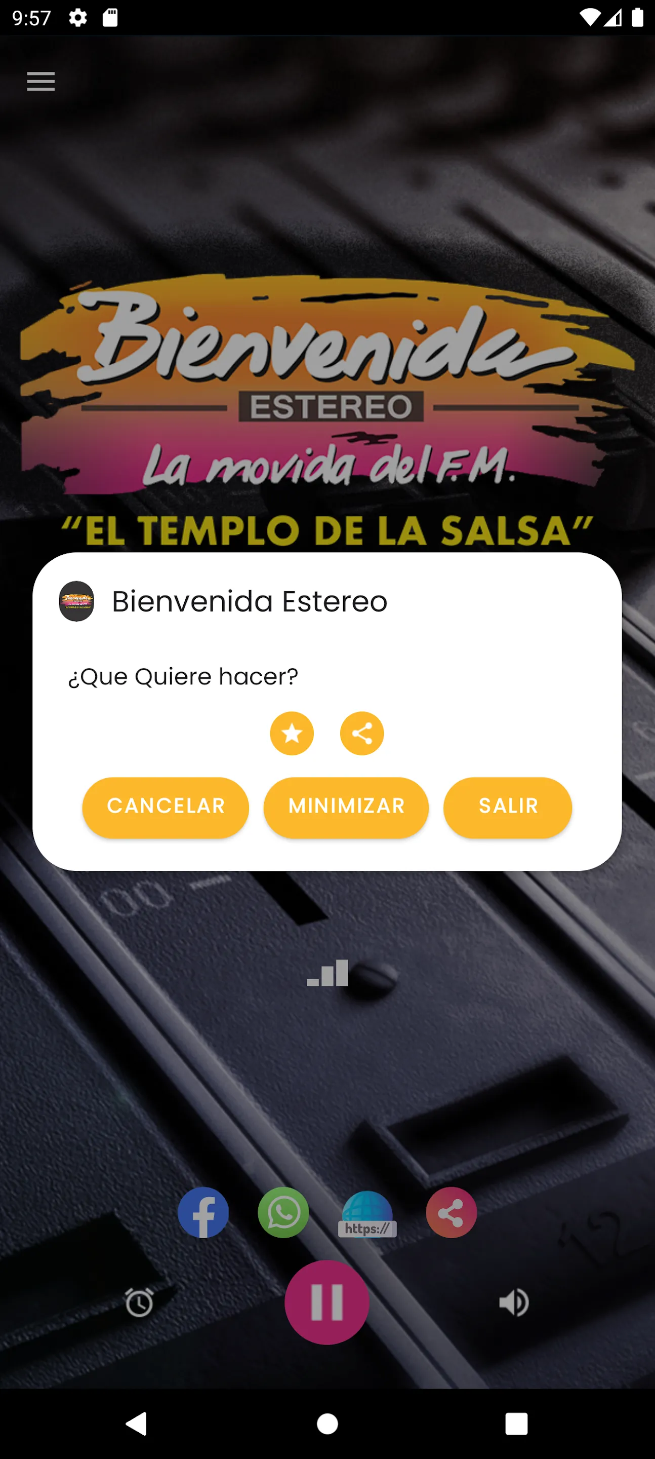 Bienvenida Estereo | Indus Appstore | Screenshot