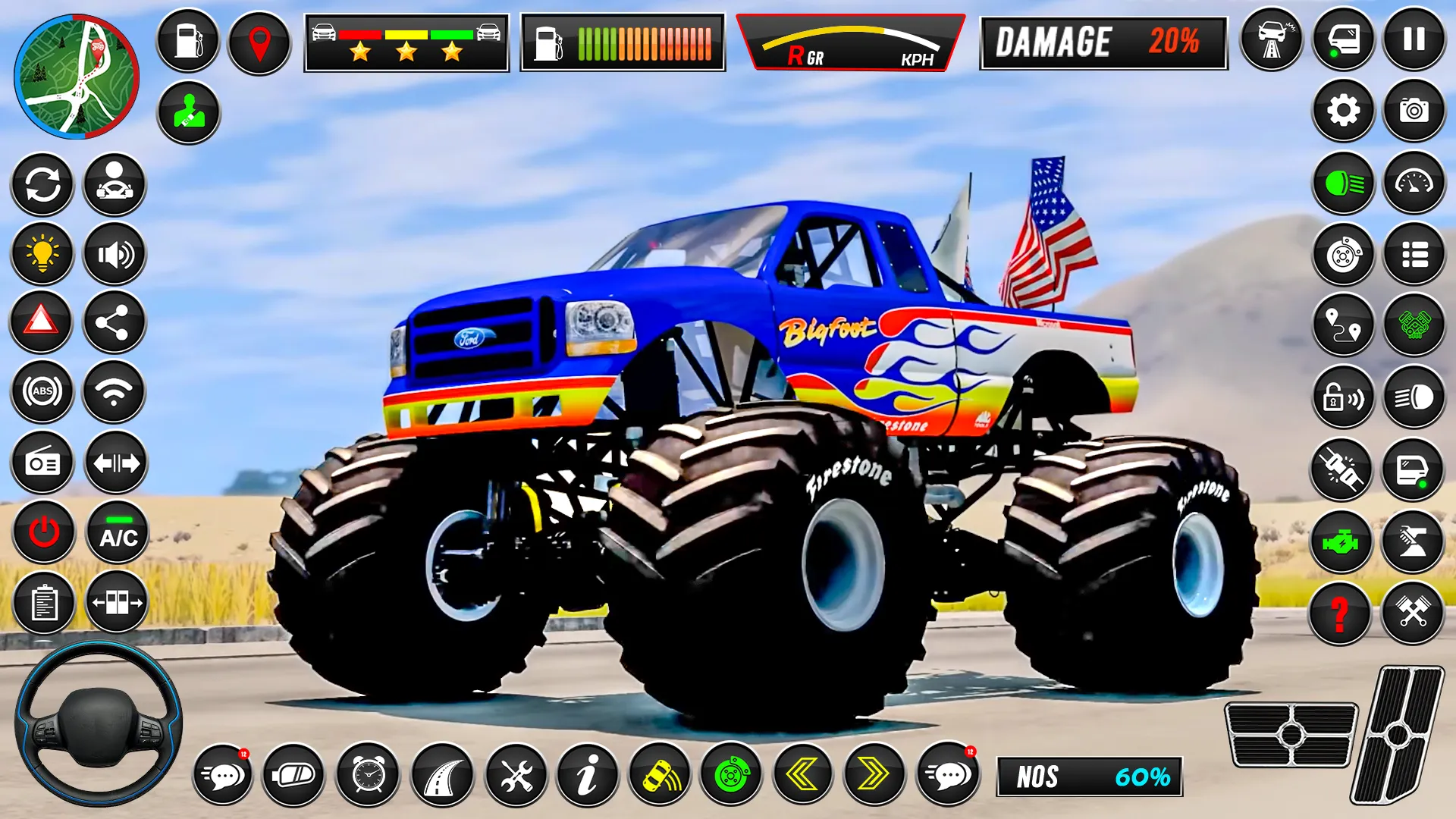 Monster Truck Stunts Racing 3D | Indus Appstore | Screenshot