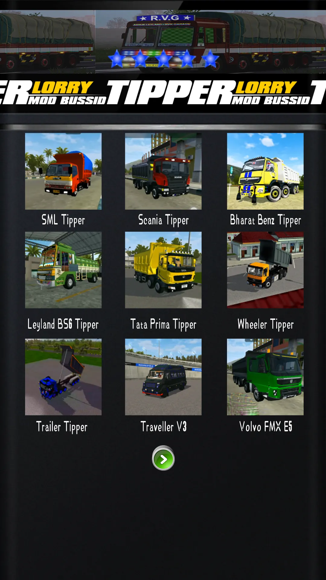 Tipper Lorry Mod Bussid | Indus Appstore | Screenshot