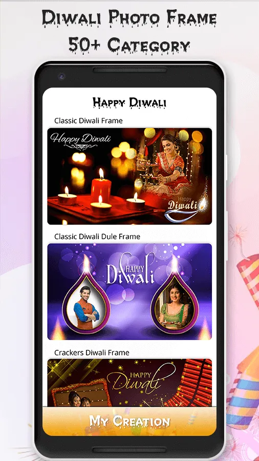 Happy Diwali Photo Frame | Indus Appstore | Screenshot