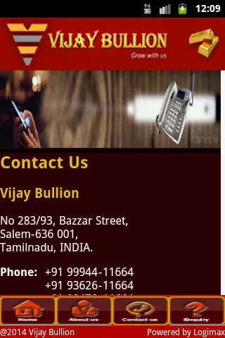 Vijay Bullion | Indus Appstore | Screenshot
