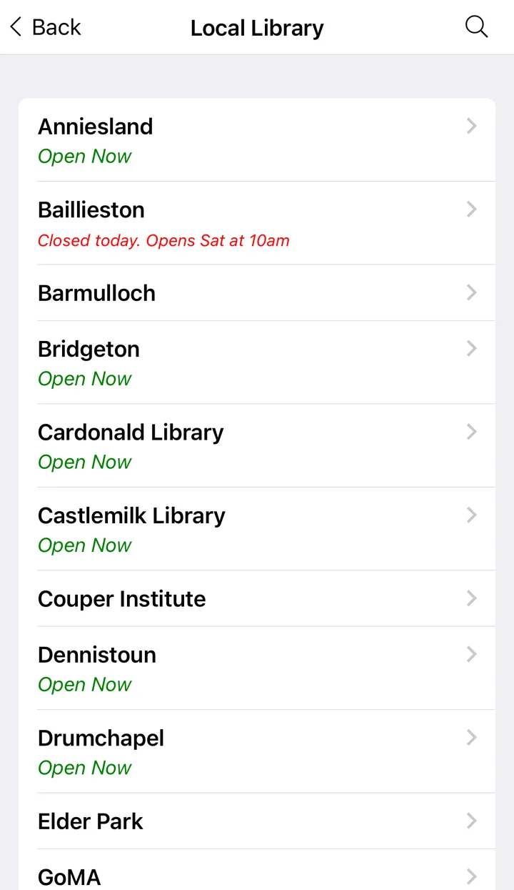 Glasgow Libraries | Indus Appstore | Screenshot