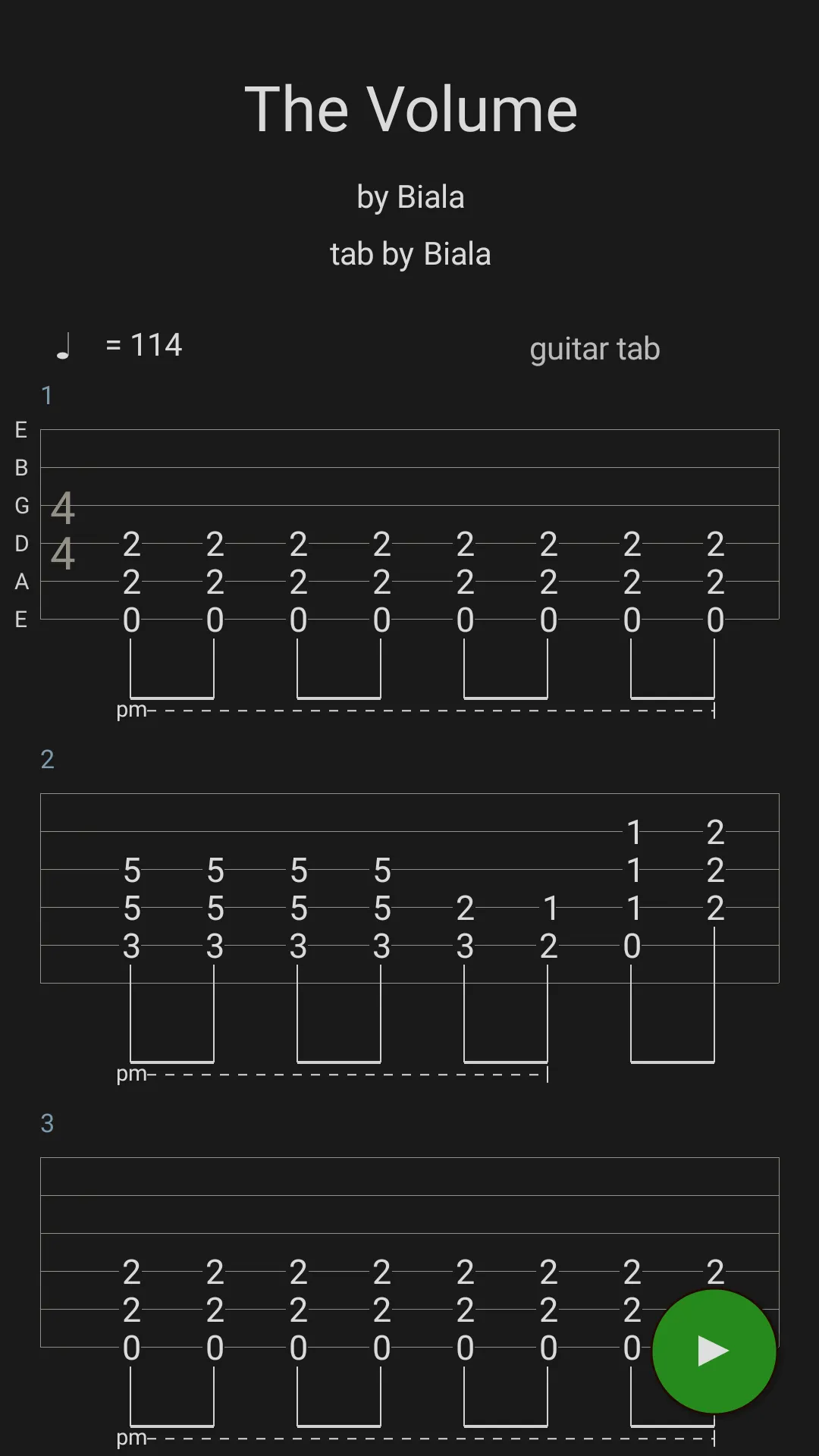 Guitar Tabs X | Indus Appstore | Screenshot