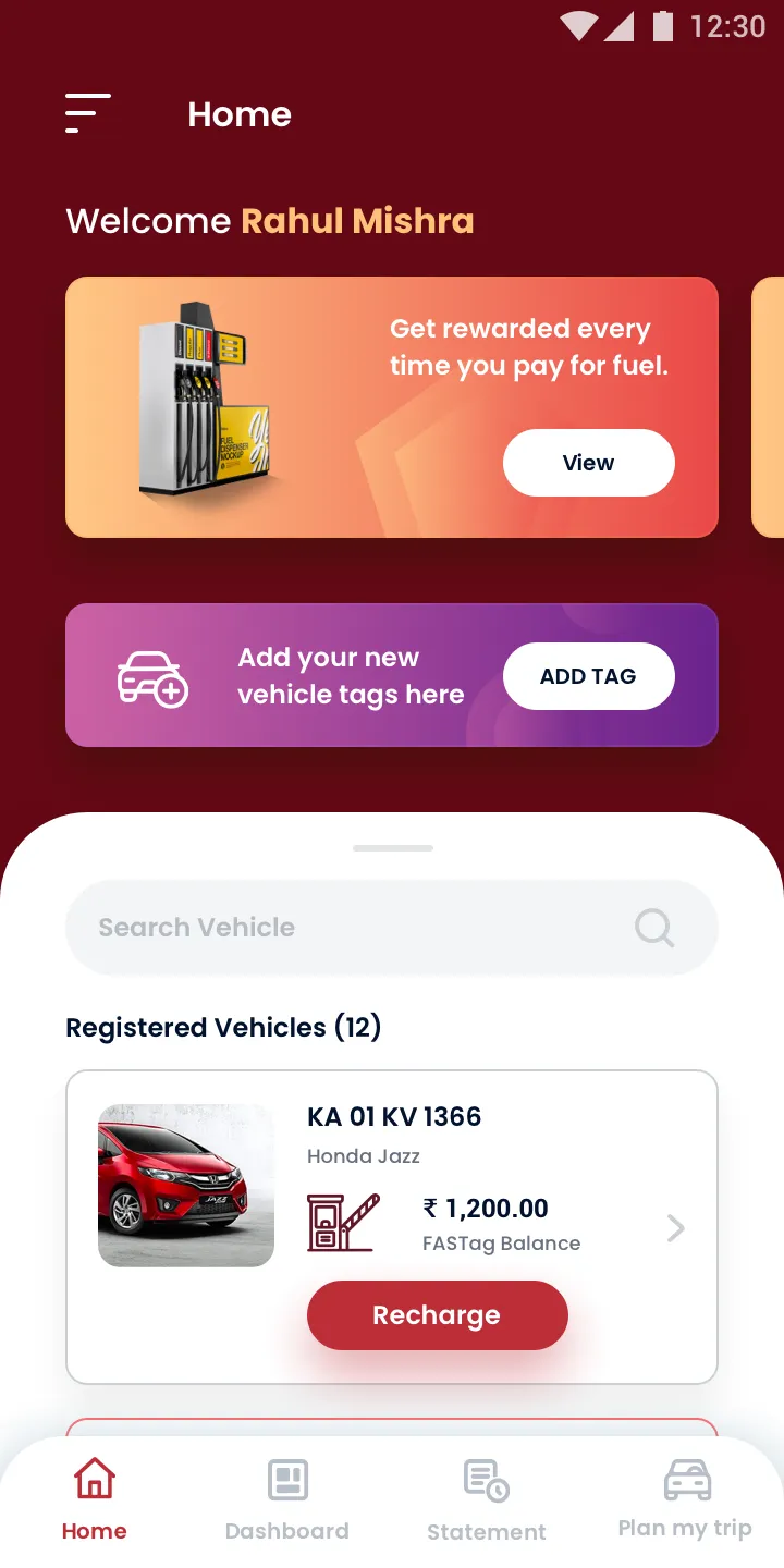 IDFC FIRST Bank FASTag | Indus Appstore | Screenshot