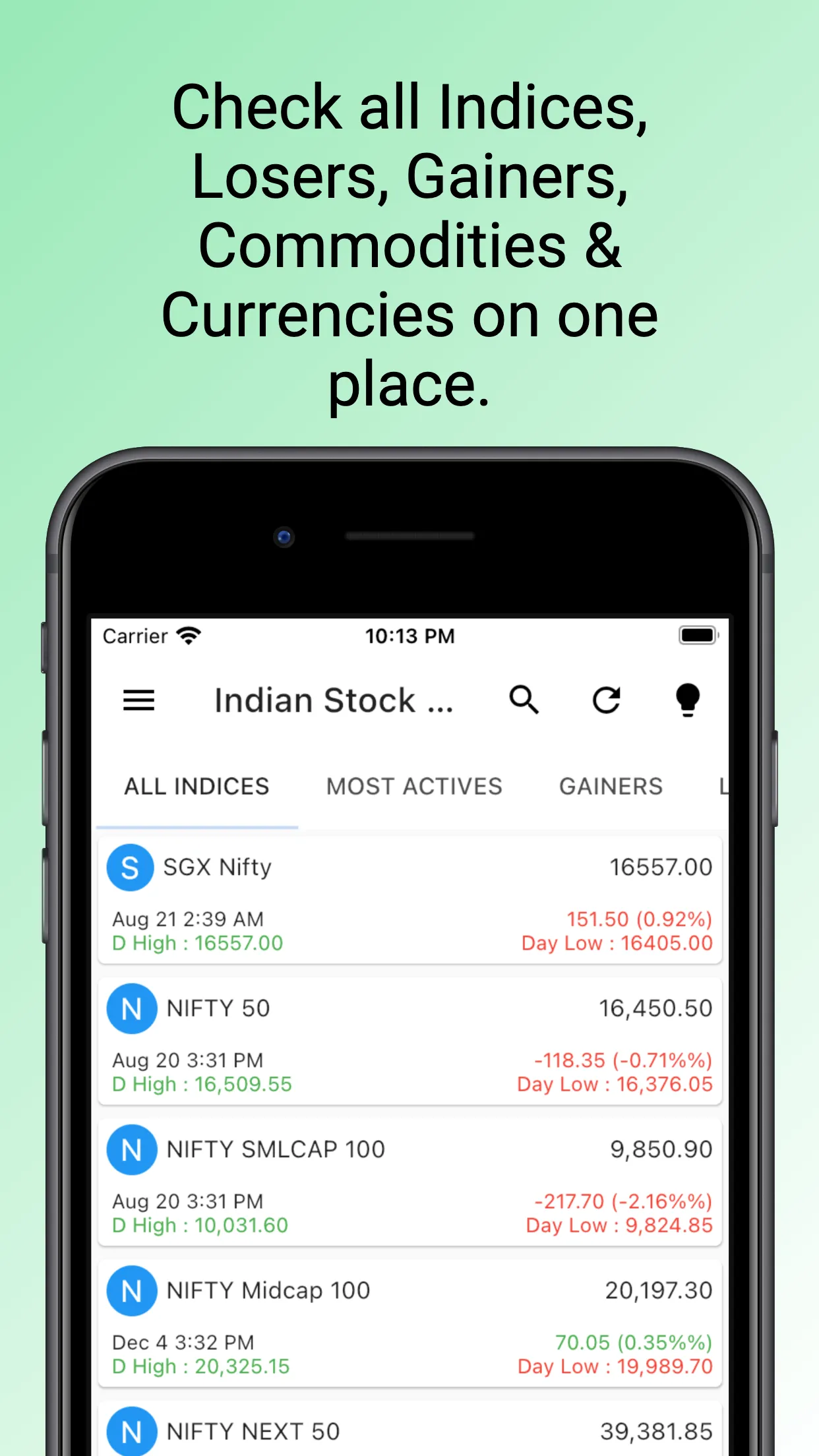 Indian Stock Market Live | Indus Appstore | Screenshot
