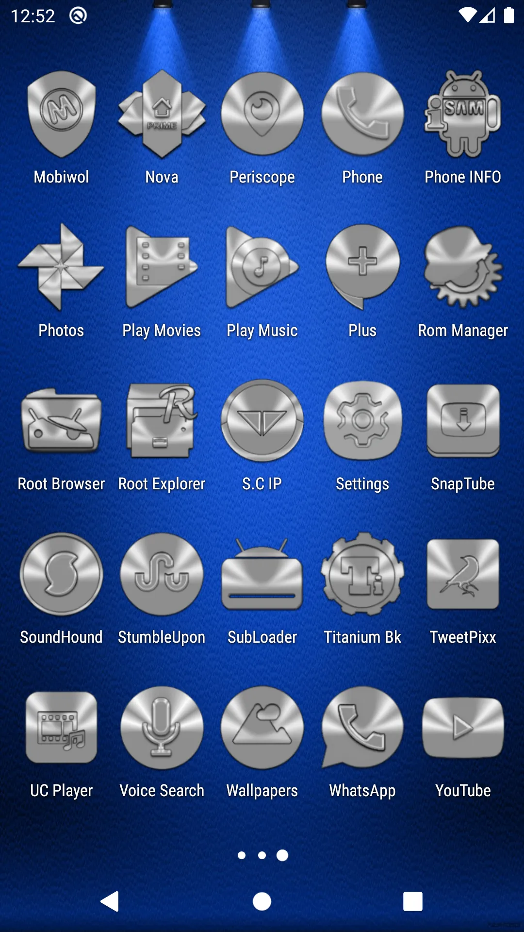 Silver and Chrome Icon Pack | Indus Appstore | Screenshot