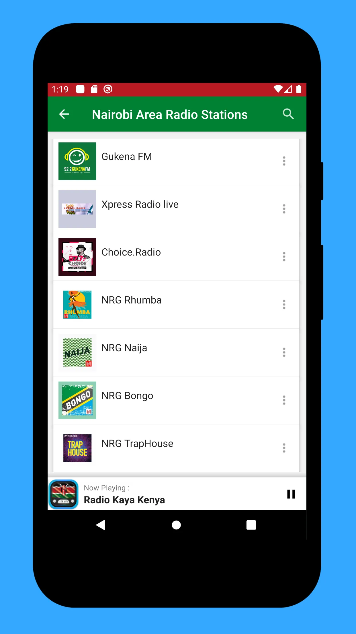 Radio Kenya + Radio Kenya FM | Indus Appstore | Screenshot