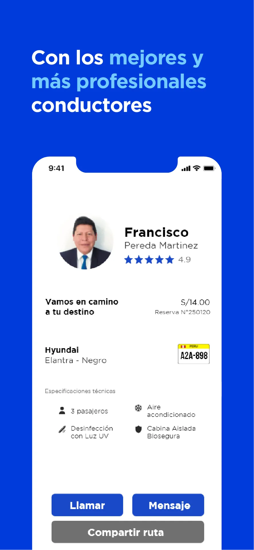 Directo, un app de taxi | Indus Appstore | Screenshot