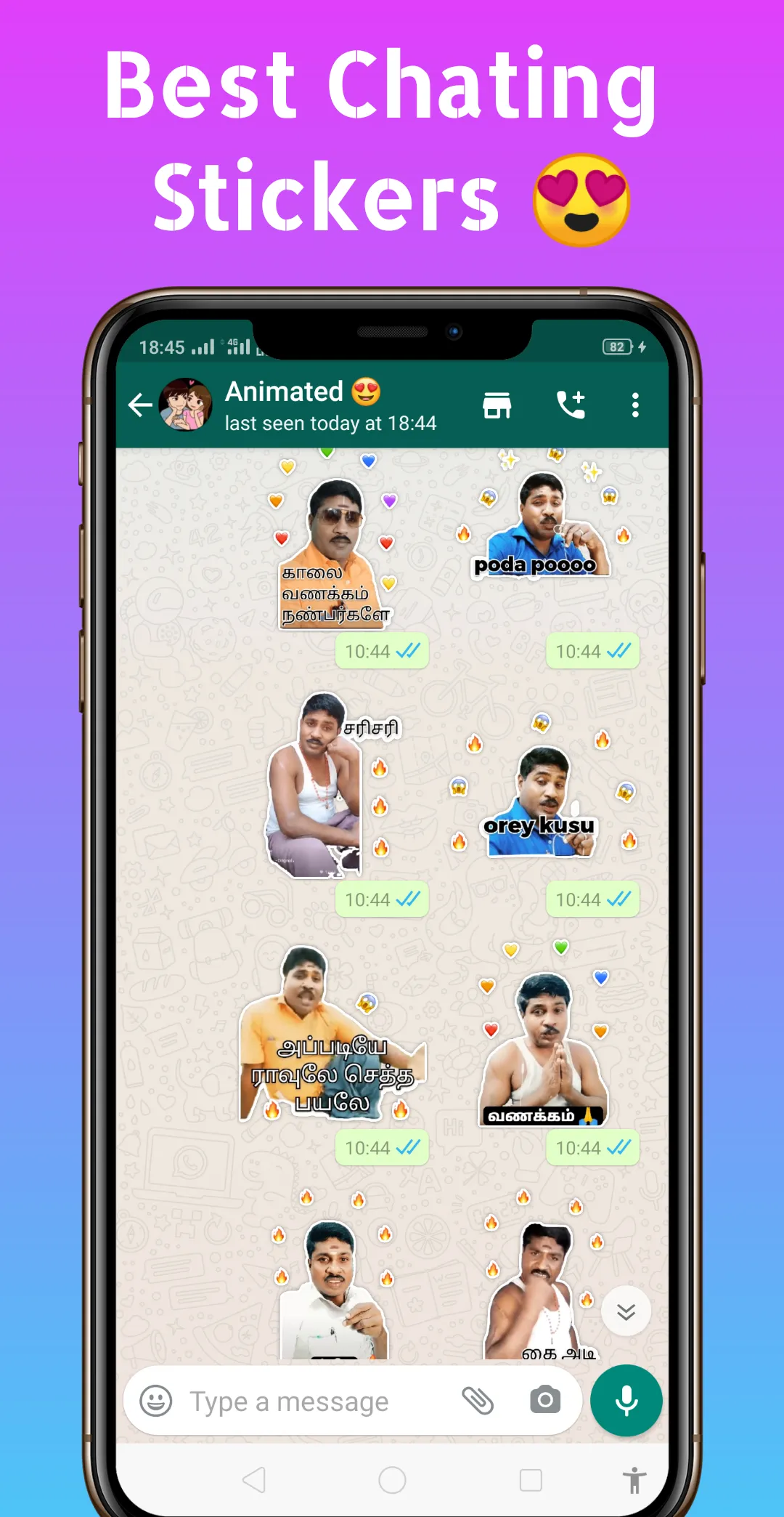 Thalaivar GP Muthu Stickers | Indus Appstore | Screenshot