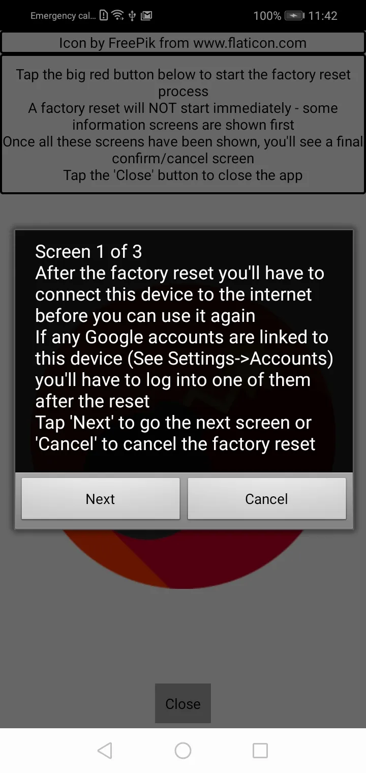 Fast Factory Reset | Indus Appstore | Screenshot