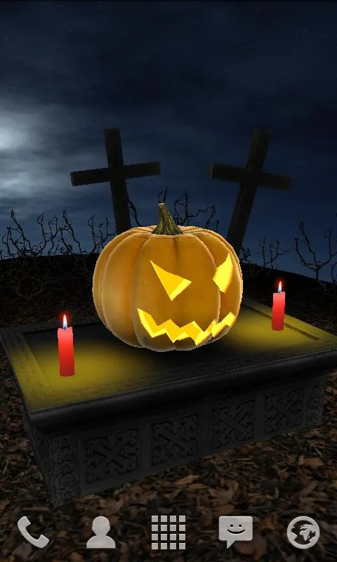 Halloween Pumpkin 3D Wallpaper | Indus Appstore | Screenshot