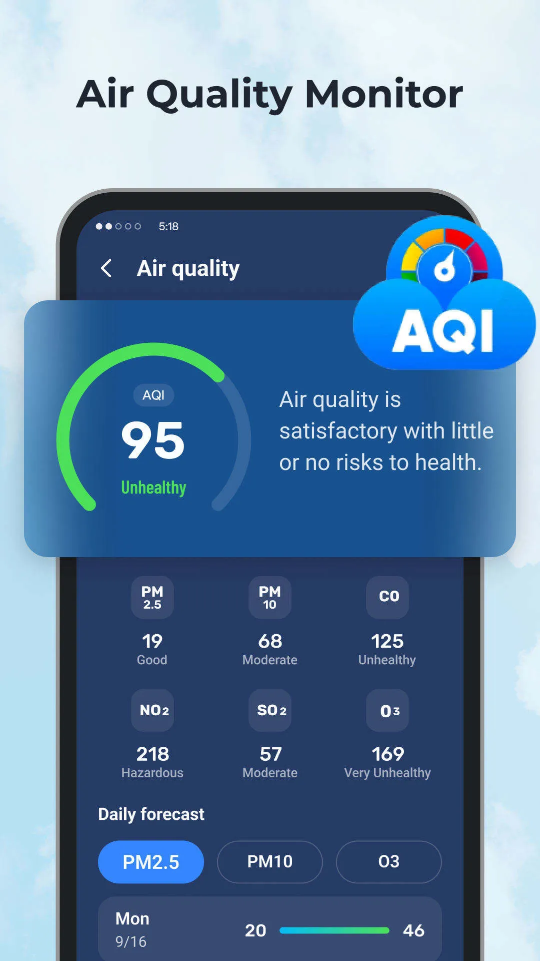 Daily Weather: Forecast&Alerts | Indus Appstore | Screenshot