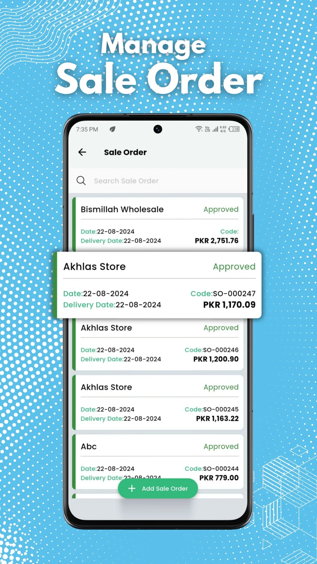 Sales Order Booking App | Indus Appstore | Screenshot