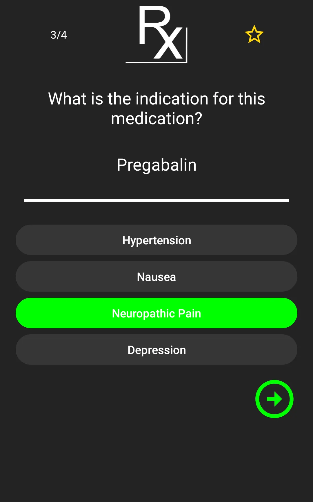 Rx Corner - Top 200 Drugs Quiz | Indus Appstore | Screenshot